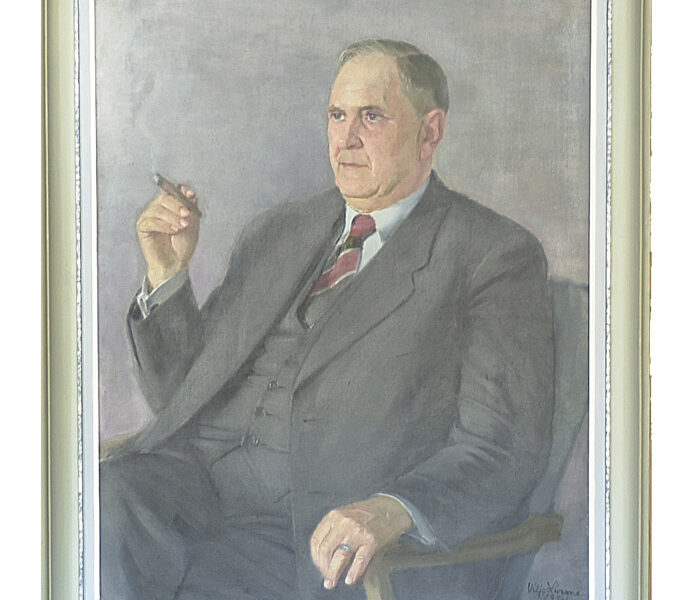 Kaarlo Valentin Ali-Melkkilä (14.2.1897 - 21.7.1965). Maalattu 1954