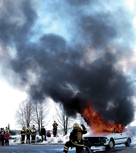 Perniön VPK ehti hälytystehtävien lomassa järjestää perinteisen kevätriehan