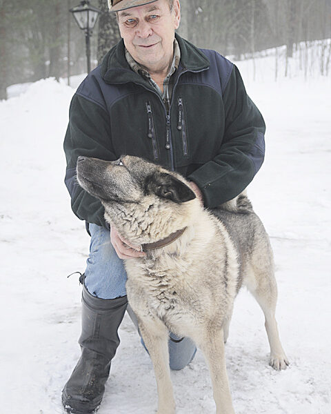 Jermu on Ensio Sarpolan kaveri metsällä.