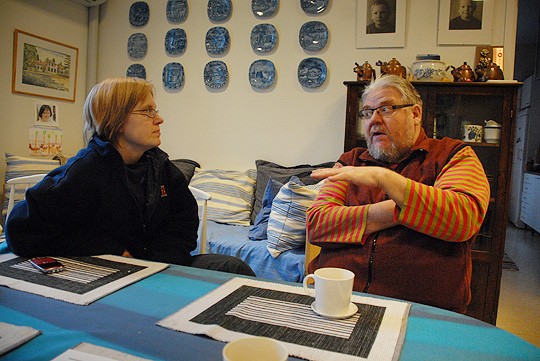 Saara Kemppainen ja Matti Helin ovat olleet polkaisemassa käyntiin Kosken aseman kyläyhdistystä.