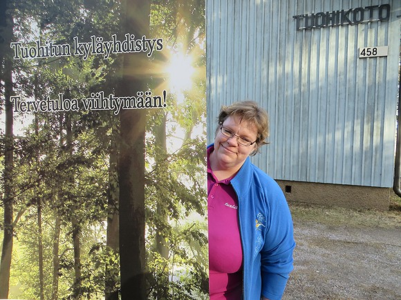 Tanja Virtanen toivottaa tervetulleeksi Tuohittuun lauantaina.