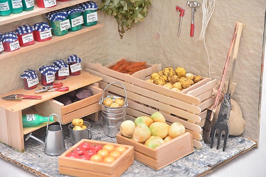 Pikkuruinen kellari on Iiris Virtasen käsialaa.