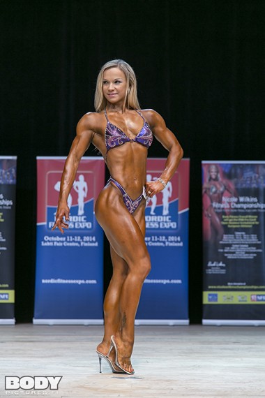 Hanna Saario mittelee viikonloppuna Espanjassa. Kuva Body-lehti.