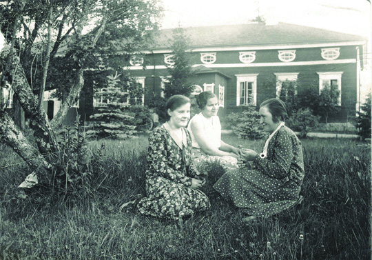 Lemun kartano oli komea rakennus. Kuva Aarno Kasvin kotialbumista.