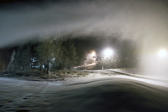 Teijolla on tehty lunta laskettelurinteisiin alkuviikon ajan.