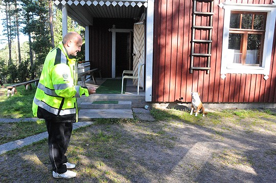 Nykyisen kuistin jatkoksi tehdään isompi vilvoitteluterassi, kertoo Jari Laanio.