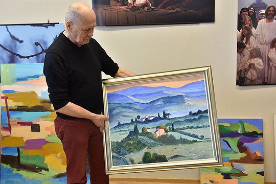 Seppo Lagom ja toscanalainen aamu.