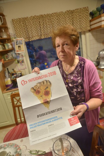 Kohta mennään, taas. Ensi Sironen on ollut mukana Yhteisvastuu-keräyksessä vuodesta 2007.