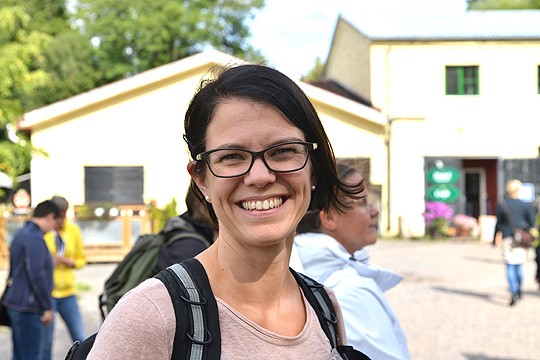 Ruotsista Mathildedalin ja Teijon maisemiin saapunut Linda Arontzon ihastui Mathildedalin ja Teijon ilmapiiriin sekä vanhoihin rakennuksiin.